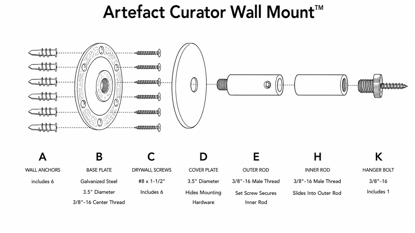 Wall Mount Round